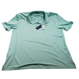 Jack Nicklaus Golf Polo Shirt XL Mint Green‎ Moisture Wicking Sun Protection